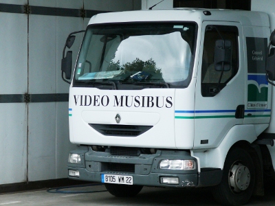 camion de tournée videomusibus